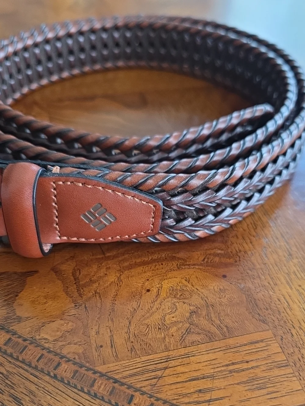 Columbia Hand Laced Belt Men’s Size XL 42-44 Brown - NEW